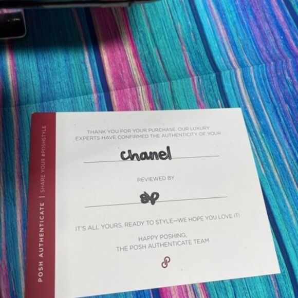 Chanel Patent Leather Chain Tote  and Pouch– “Pancing Triple Coco Mark” – Black - Picture 12 of 12